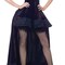 Womens Evil Queen Costume Velvet Dress With Lace Up Front And Puffy Sleeves